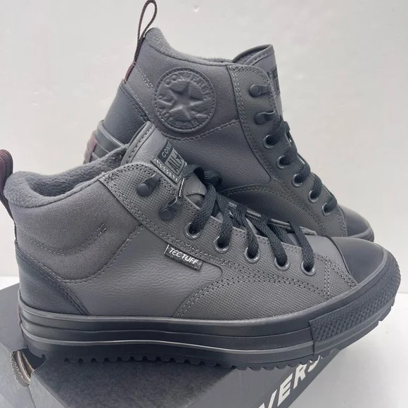 Converse Men’s
CTAS MALDEN STREET BOOT MID DARK MATTER/BLACK/BLOODSTONE Sneakers - Picture 9 of 16
